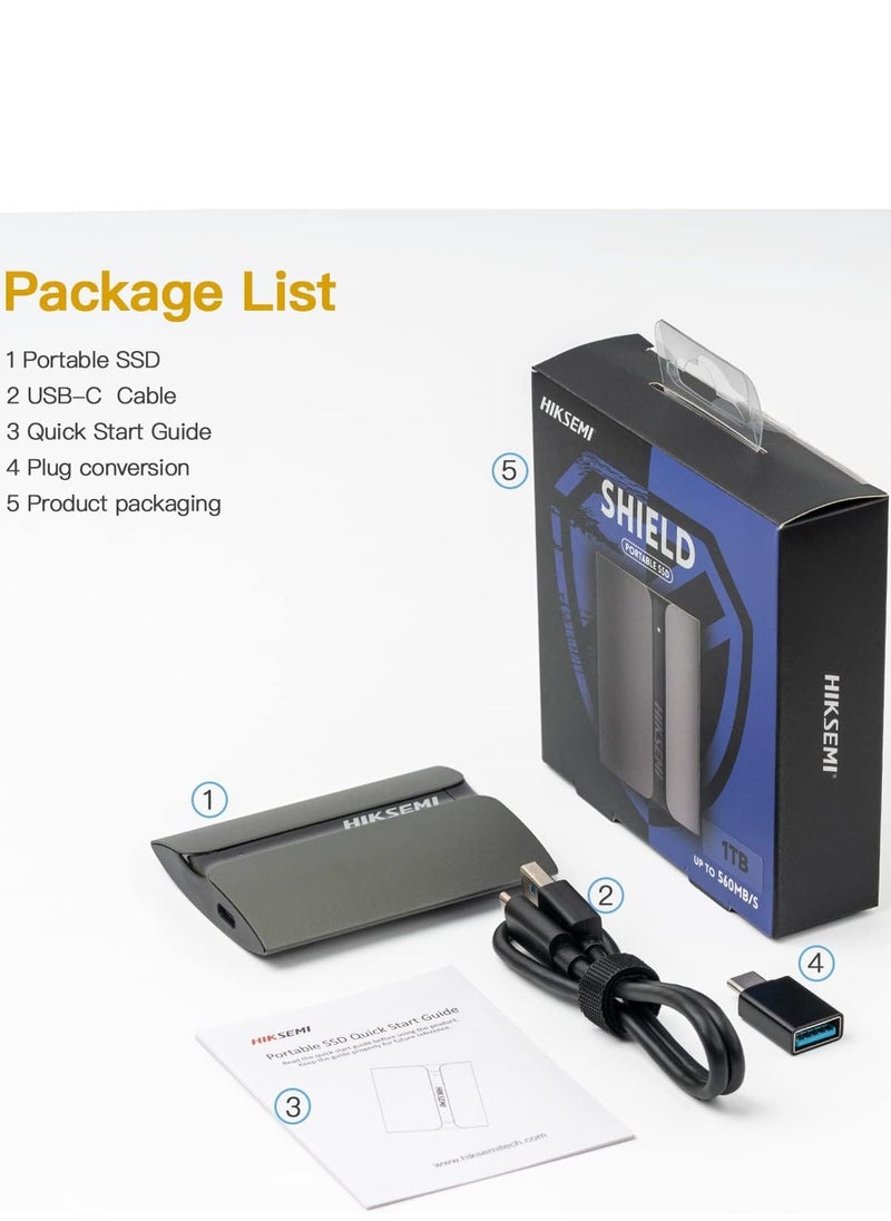 HIKSEMI - Hiksemi hard 1 TB Shield - Image 1