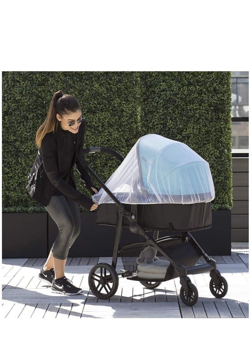 Mosquito Net for Stroller - 2 Pack Durable Baby Stroller Mosquito Net - Perfect Bug Net for Strollers, Bassinets, Cradles, Playards, Portable Mini Crib Odorless & Durable Material - Image 5