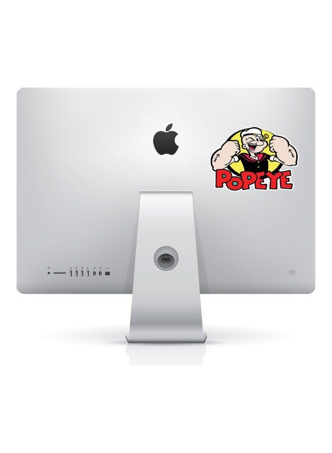 RKN Popeye Badge Vinyl Sticker 4.5inch - Image 1