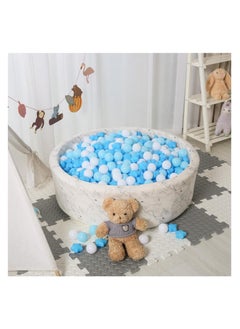 SYOSI 100pcs Star and Ball Shaped Pit Balls for Kids - BPA Free, Crush Proof Plastic Toy Balls in Macaron Colors - Perfect for Birthday Parties, Pools, Tents - Includes PVC/Mesh Storage Bag  - Image 2
