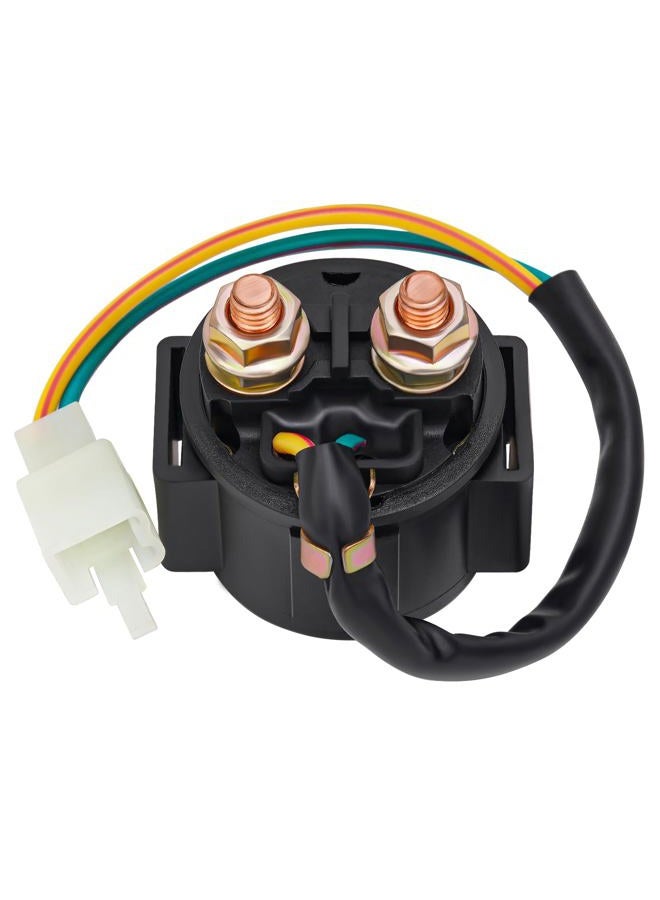 AHL Starter Solenoid Relay for 4-Stroke GY6 Engine 50cc 150cc 200cc 250cc ATV Dirt Bikes Scooters Go Kart Dne Buggys Quad 4 Wheelers Pit Bike Moped Roketa SSR Taotao Sunl Coolster - Image 1