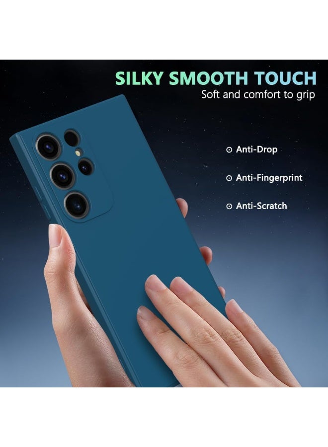 Mlbose Samsung Galaxy S24 Ultra Phone Case Liquid Silicone Slim Thin Soft Rubber Case Plain Smooth Gel Cover for Samsung Galaxy S24 Ultra 6.8-inch - Image 4