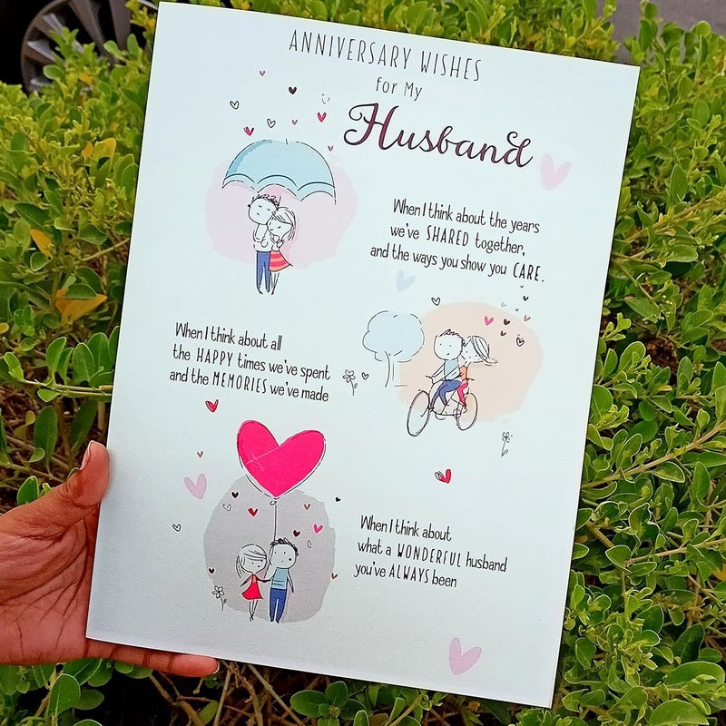 Northland Anniversary Wishes for My Husband Greeting Card for Husband - Image 2
