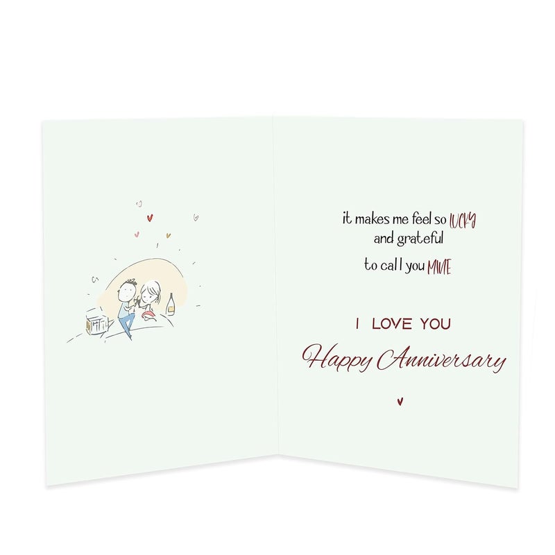 Northland Anniversary Wishes for My Husband Greeting Card for Husband - Image 3