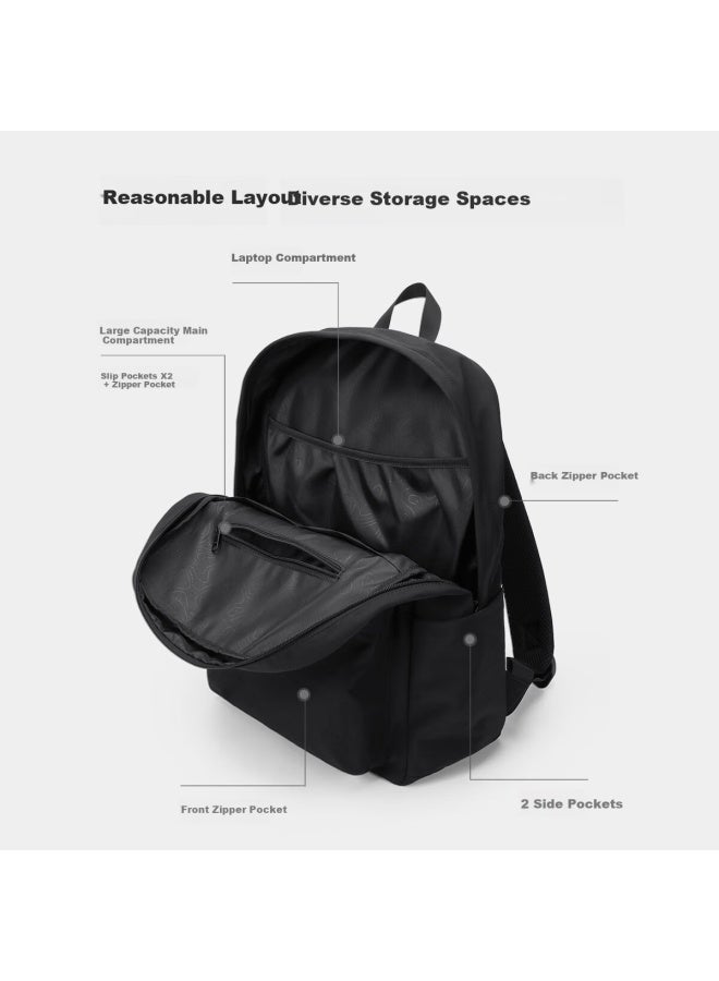 Golf Trendy Lightweight Men's 14-inch Laptop Backpack Casual Travel School Bag For College Students - Image 2