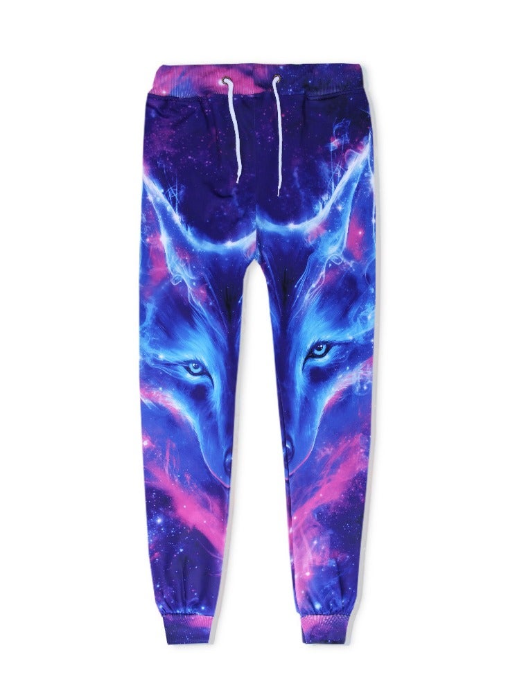 KUYING New One Piece Printed Legged Sports And Leisure Pants  - Image 1