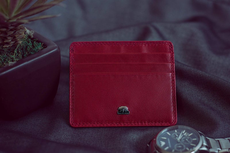 BROWN BEAR Premium RFID Card Holder Wallet for Man, Pure Nappa Wallet for Men Leather Original, ID/Visiting/Debit/Credit Card Holder - Image 5
