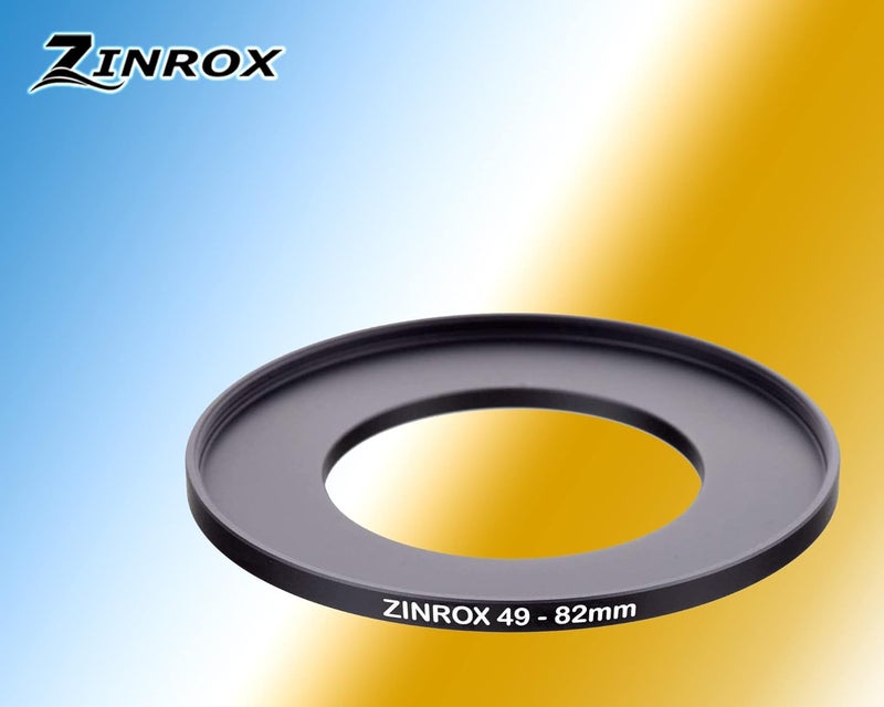 ZINROX® 49-82mm Step Up Lens Filter Adapter Ring, Set of 1 Piece - Size : 49mm to 82mm Stepping Ring - Image 4