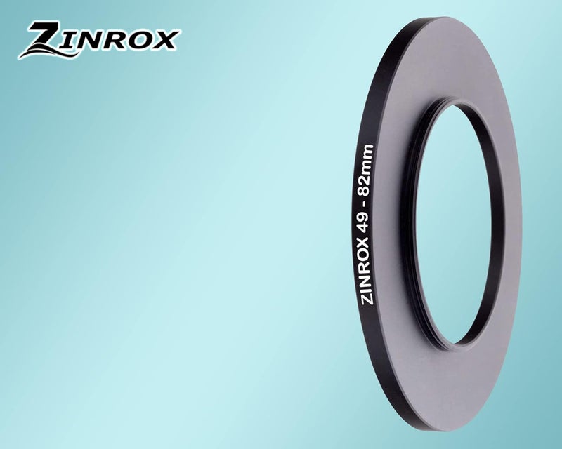 ZINROX® 49-82mm Step Up Lens Filter Adapter Ring, Set of 1 Piece - Size : 49mm to 82mm Stepping Ring - Image 5