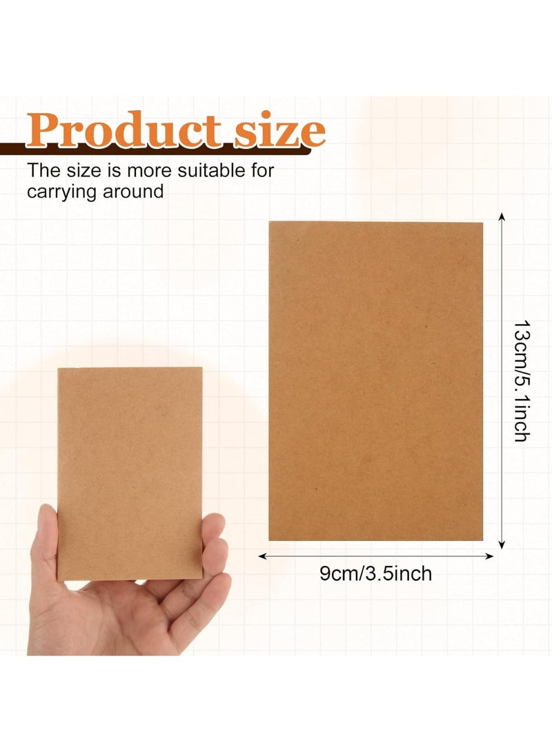 LYNLYN 20 Pack Kraft Softcover Notebooks, Small Journals for Writing, Sketching, Travel, School, and Office Use - Image 5