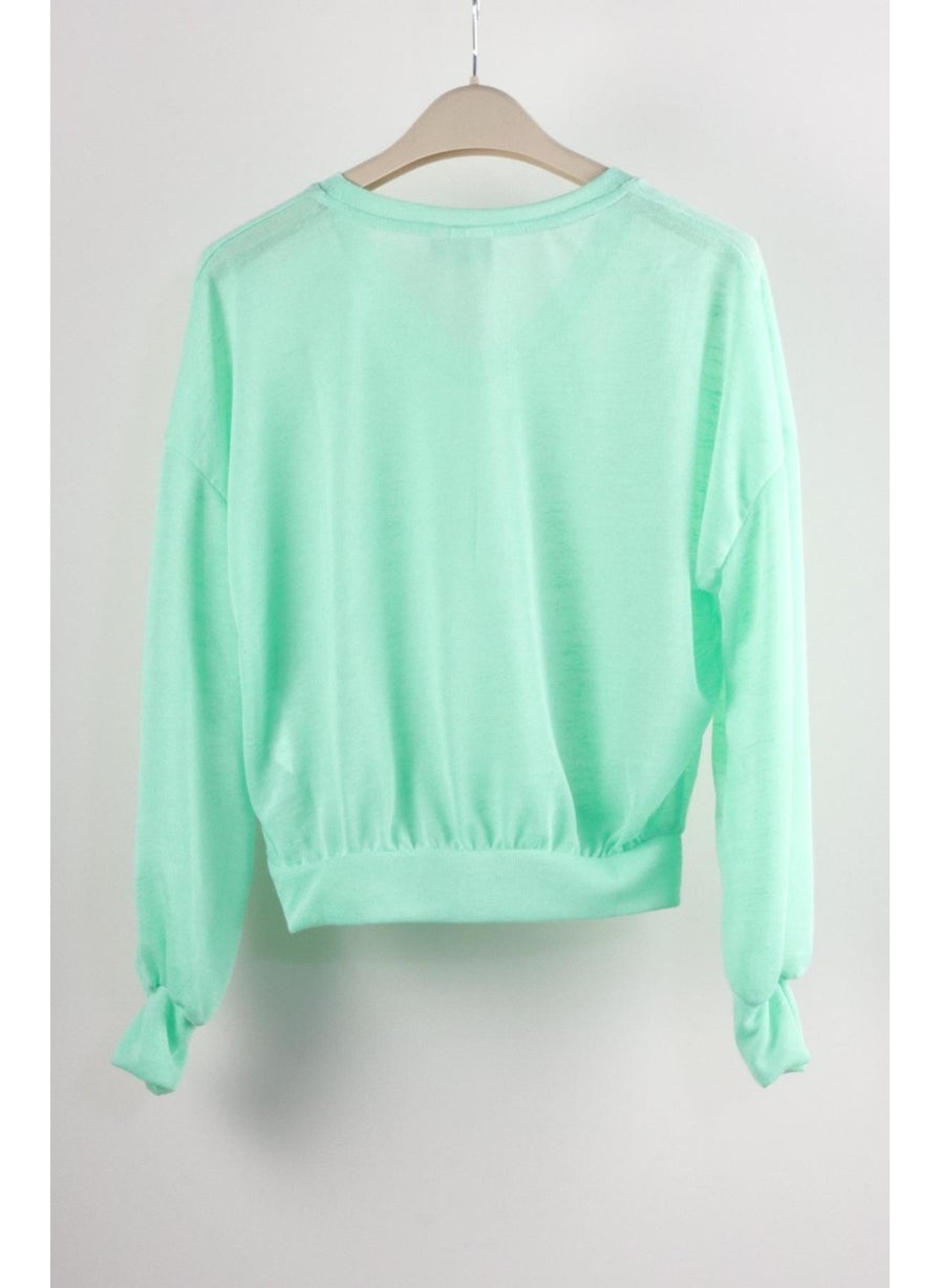 Alexander Gardi V-Neck Bat Sleeve Blouse (B21-30505)  - Image 2