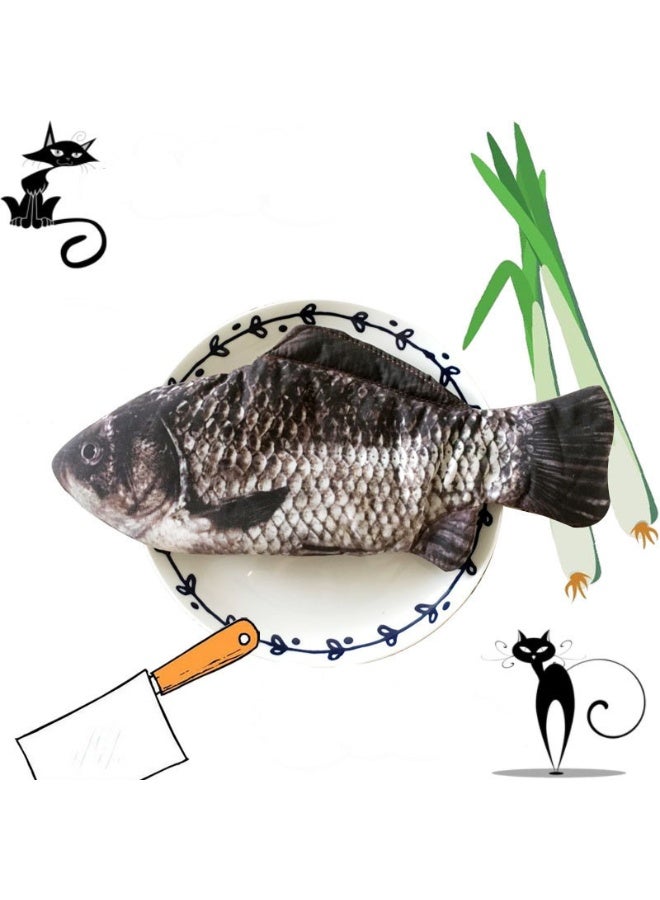 عام حافظة أقلام - حقيبة تخزين أقلام على شكل سمكة | حافظة أقلام سمكة، حقيبة نقود سمكة | حافظة أقلام على شكل سمكة، حافظة أقلام لطيفة مضحكة من النايلون للمدرسة، الفصل الدراسي، الأولاد، المكتب. - Image 3