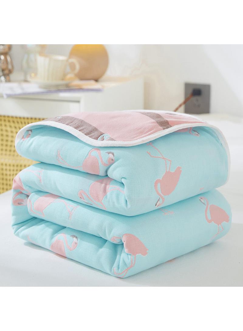 Y&D 120*150cm Six Layer Absorbent Cotton Towel Summer Cool Blanket  - Image 1