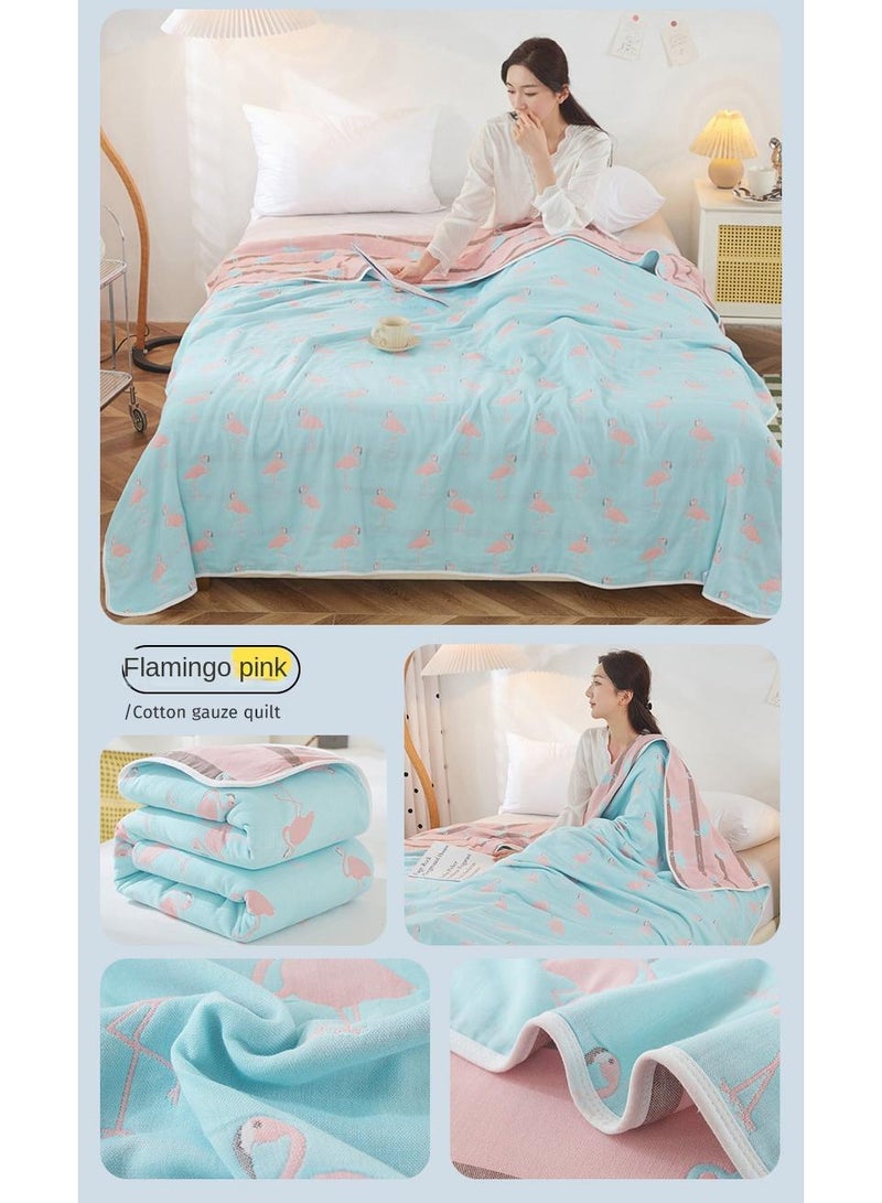 Y&D 120*150cm Six Layer Absorbent Cotton Towel Summer Cool Blanket  - Image 4