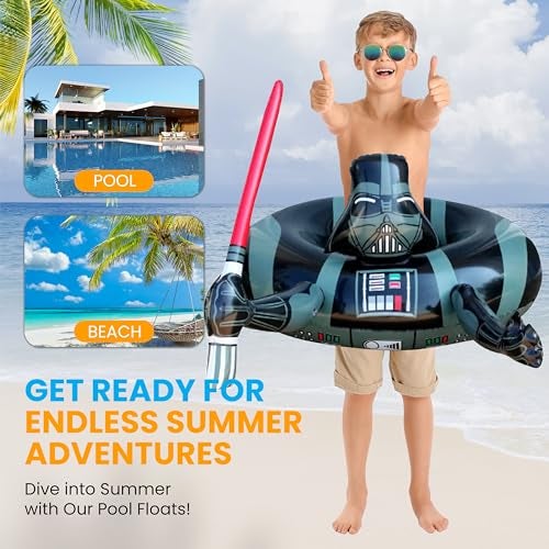 NINOSTAR Nino Star Products Pool Float Black Outdoor - Image 3
