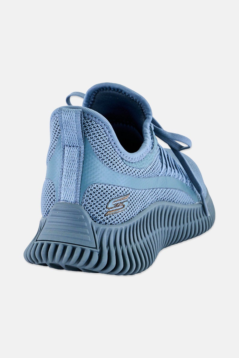 SKECHERS أحذية خارجية جديدة للنساء مزودة بأربطة، لون أزرق رمادي - Image 3