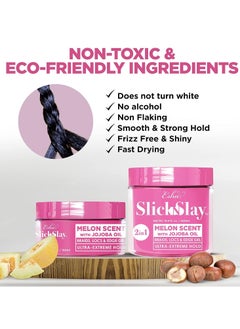 Esha Slick N Slay Braiding Gel: Ultra Hold & Hydrating Gel for Braids, Twists, Locs - Melon Infused, Fast Dry Formula - 5oz - pzsku/ZDE892044ACA92FC5B52BZ/45/_/1739278611/402ec3fa-55f3-4406-b837-9ae03640bc5d