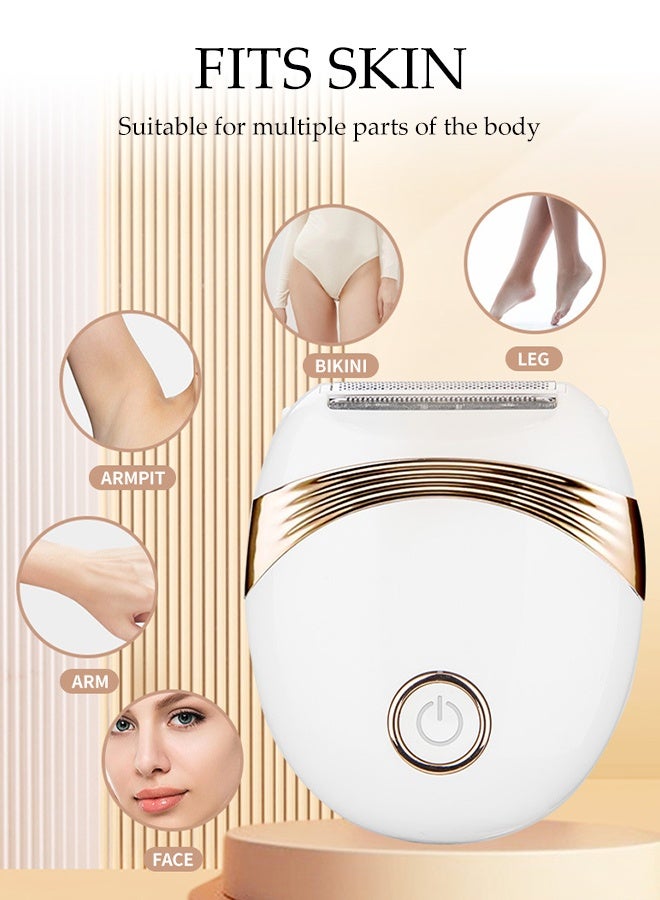 DUNISO Electric Hair Remover，Hair Removal Epilator，USB Rechargable Female Epilator，Wet and Dry，Easy to Clean，for Arms, Legs, Underarms, Bikini Area, and Face - Image 3