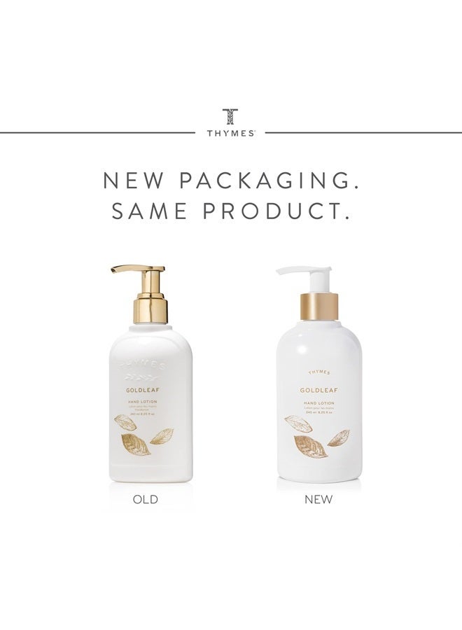 Thymes Hand Lotion Gold Pump - 8.25 Fl Oz - Goldleaf - Image 2