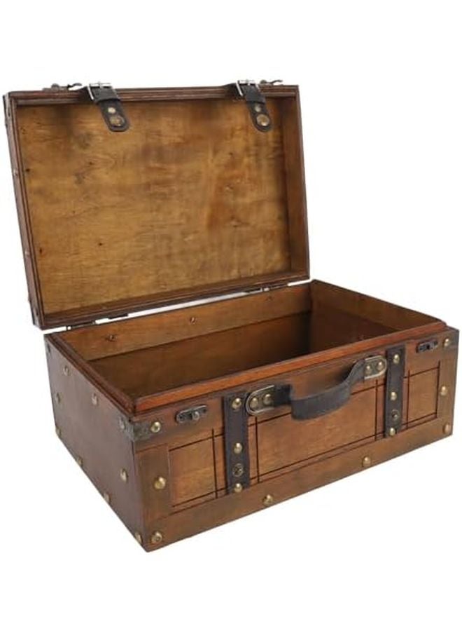 Large Vintage Wooden Storage Box For Clothing And Photographic Props - Image 1