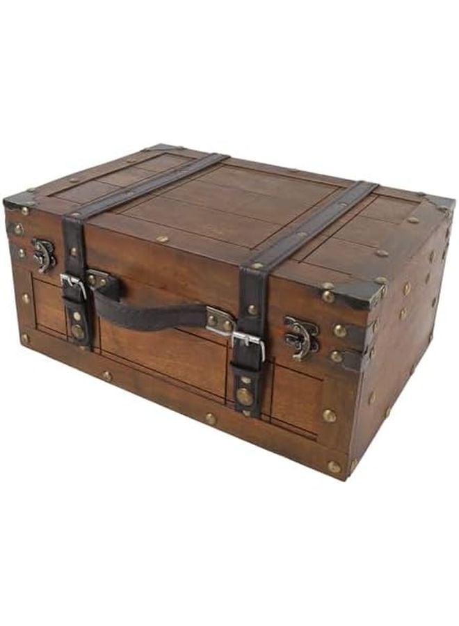Large Vintage Wooden Storage Box For Clothing And Photographic Props - Image 3
