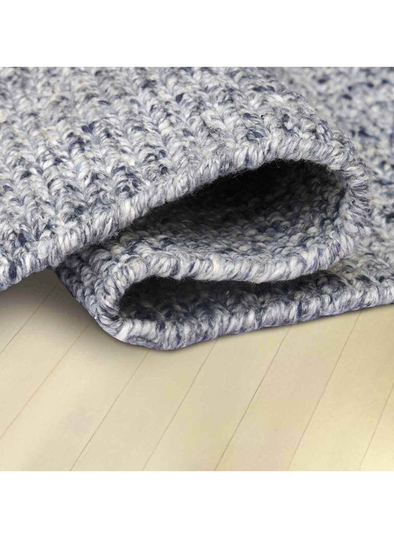 MAJESTIC- POLYESTER RUG - 150x230 CM - Melange Blue - Image 2