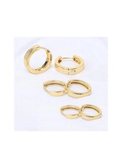 Fayrouz Jewellery Lightweight Hypoallergenic 18K Gold Plated Hoop Earrings for Girls and Women Earrings by Fayrouz Jewelry  - Image 3