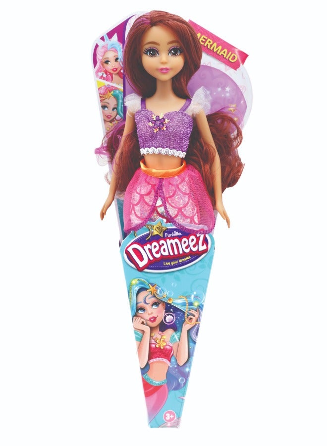 فانفيل مجموعة ألعاب دمية حورية البحر دريميز، أربعة ألوان متنوعة (أي لون) - Image 3