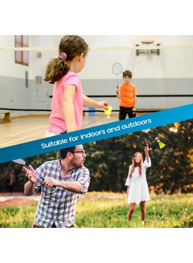 كونيكس كرة الريشة نايلون | طيران ثابت واستعادة سريعة (أصفر، عبوة من 6) - Image 5