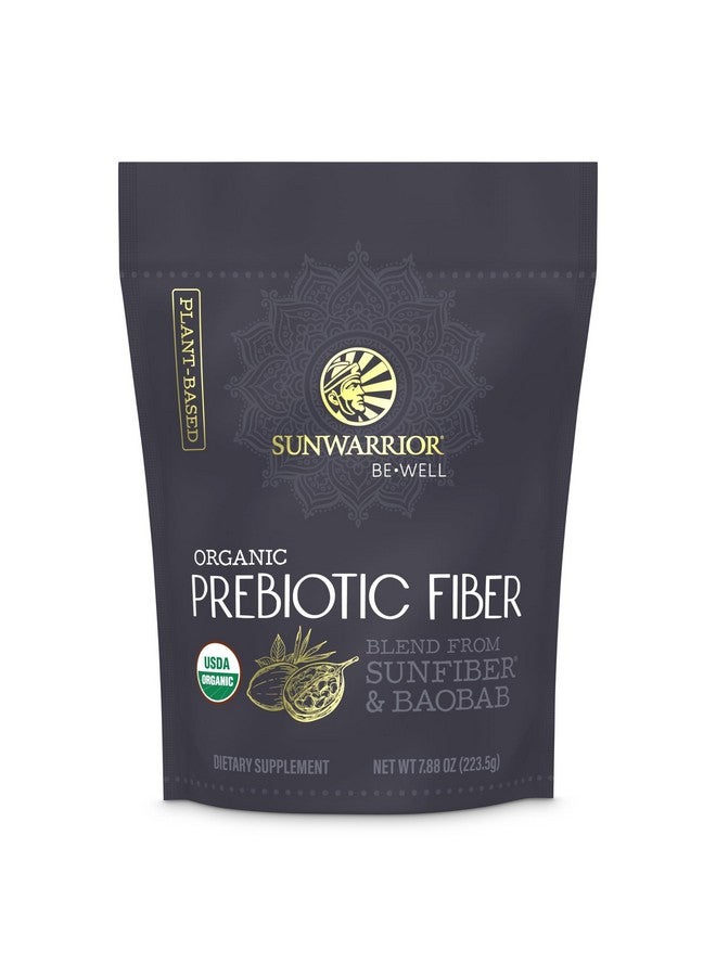 Sunwarrior Fiber Supplement Prebiotic Organic | Vegan Fiber Supplement Plant-Powered Gut Health Booster with Pure Ingredients for Digestive Harmony | Vegan & Non-GMO | 8oz Pouch (30 SRV) Be Well - Image 1
