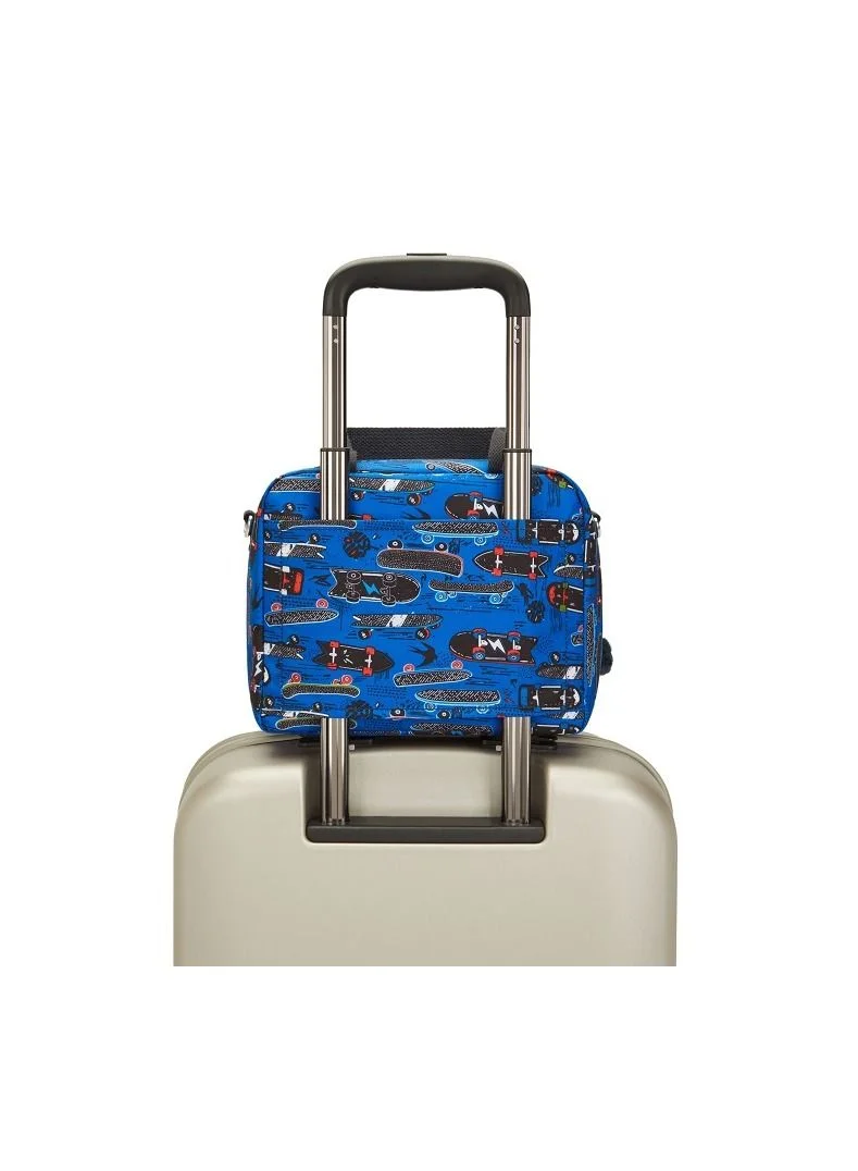 كيبلينغ Miyo Large lunchbox (with trolley sleeve) New Scate Prt S