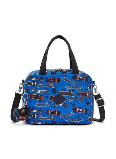 كيبلينغ Miyo Large lunchbox (with trolley sleeve) New Scate Prt S