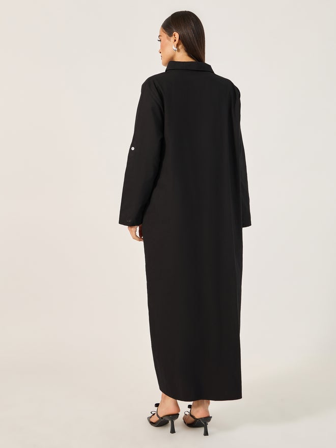 Styli Longline Shirt Dress - Image 5