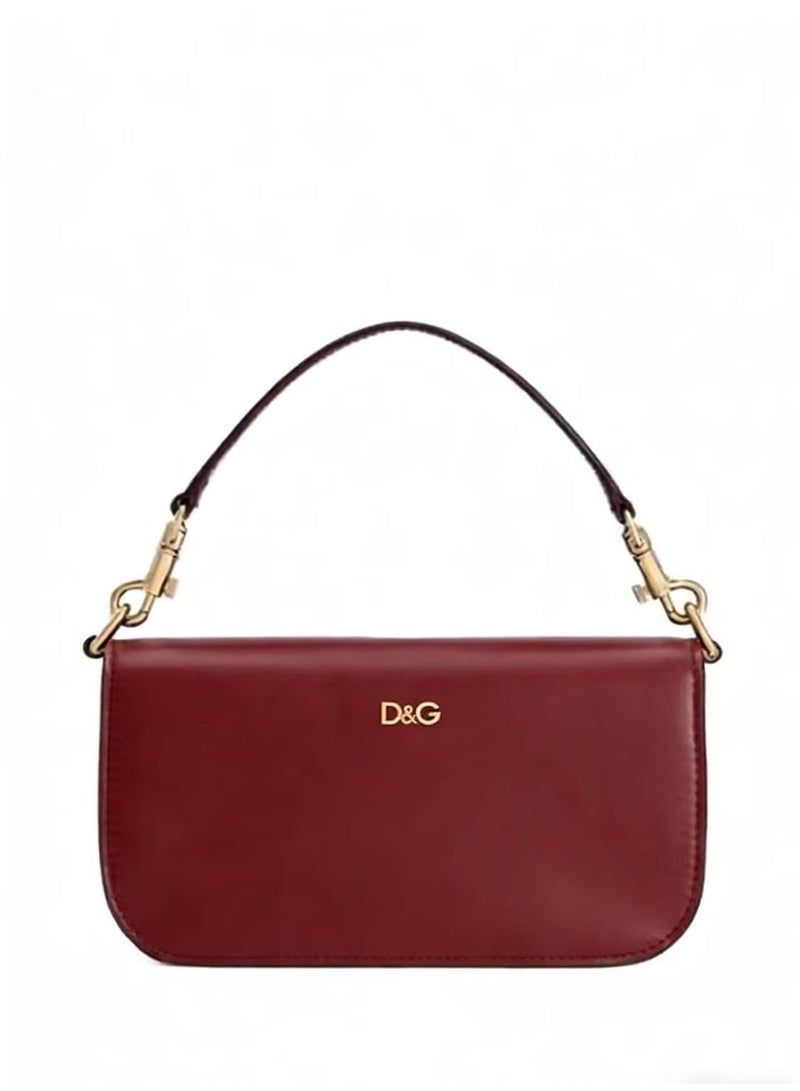 دي آند جي D&G DG handbag luxury women's shoulder bag, suitable for evening and formal occasions, gold hardware logo. - Image 2