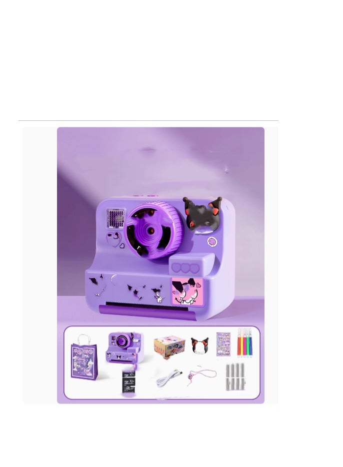 Birthday Gift Children's Kuromi Toy Girls Elementary School Students Practical Children's Day Gift Camera - Image 1