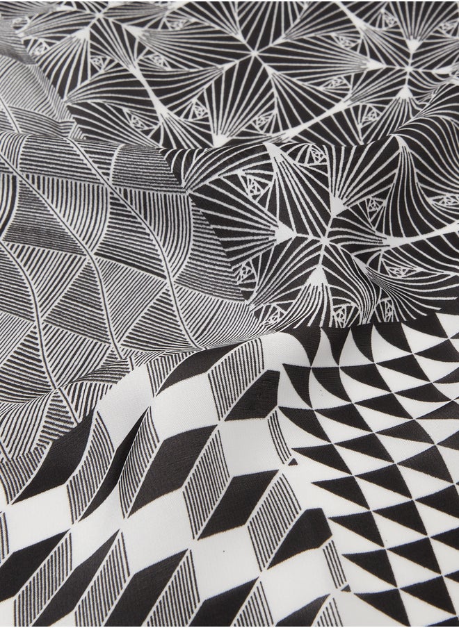 Styli Geometric Print Scarf  - Image 2