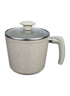 Top Chef Granite Milk Pot With Glass Lid Size 16 