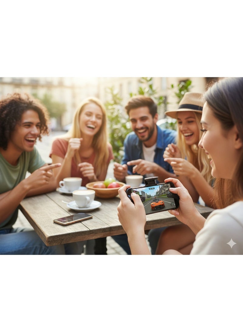 Earldom High-Sensitivity Wireless Mobile Game Controller for PUBG, Free Fire & COD – Customizable Aim & Shoot Buttons, Universal Plug & Play Gamepad Compatible with iOS & Android - Image 3