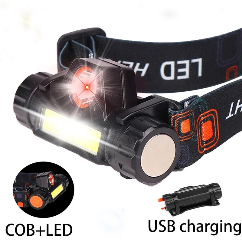 Generic Rechargeable LED Headlamp, Ultra-Bright, Long-Range, Lightweight, Multi-Functional for Outdoor and Home Use - Image 1