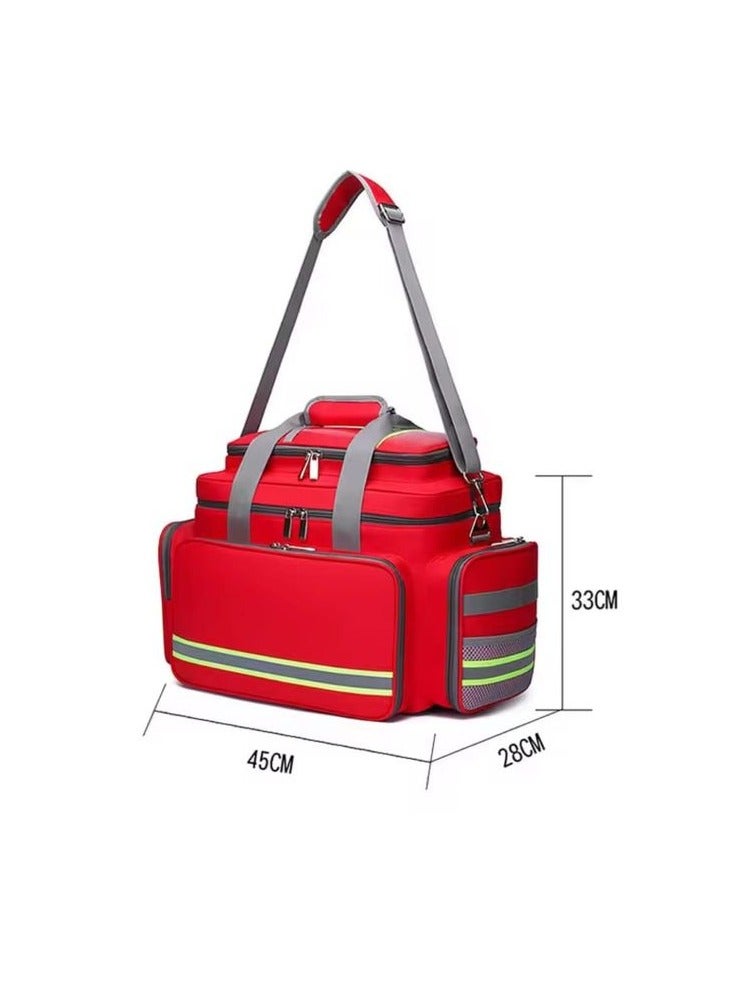 Generic Mavdikal Premium First Aid Kit, Portable Emergency Response Medical Kit, Nurse Medical Kit with Reflector, Large Storage Bag, for Home, Doctors, Medicine - Image 3