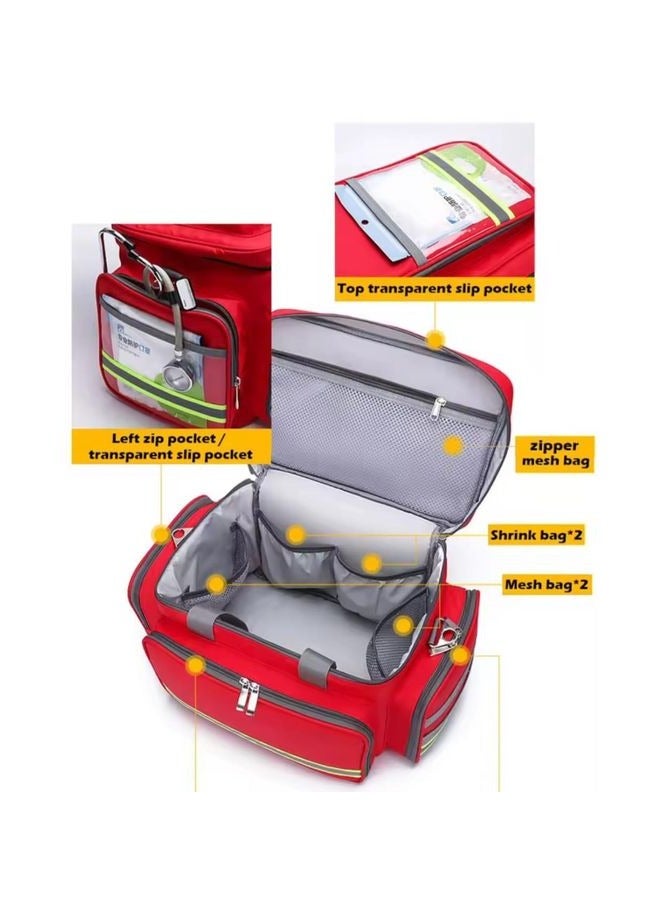 Generic Mavdikal Premium First Aid Kit, Portable Emergency Response Medical Kit, Nurse Medical Kit with Reflector, Large Storage Bag, for Home, Doctors, Medicine - Image 5