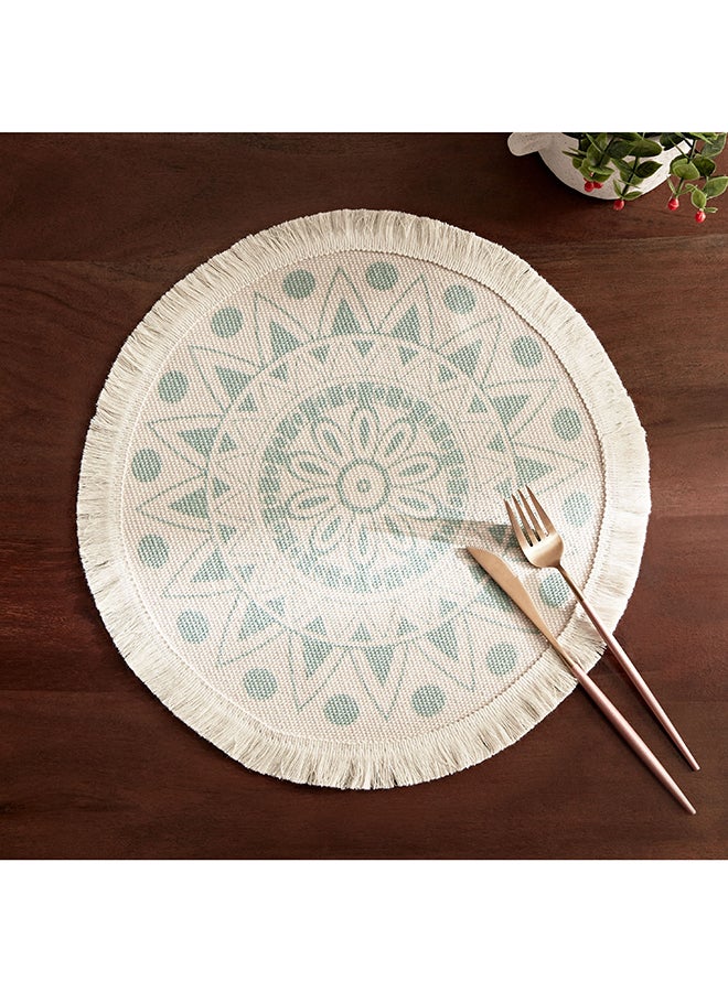 Home Box Garga Printed Polyester and Cotton Placemat 38 x 38 cm  - Image 1