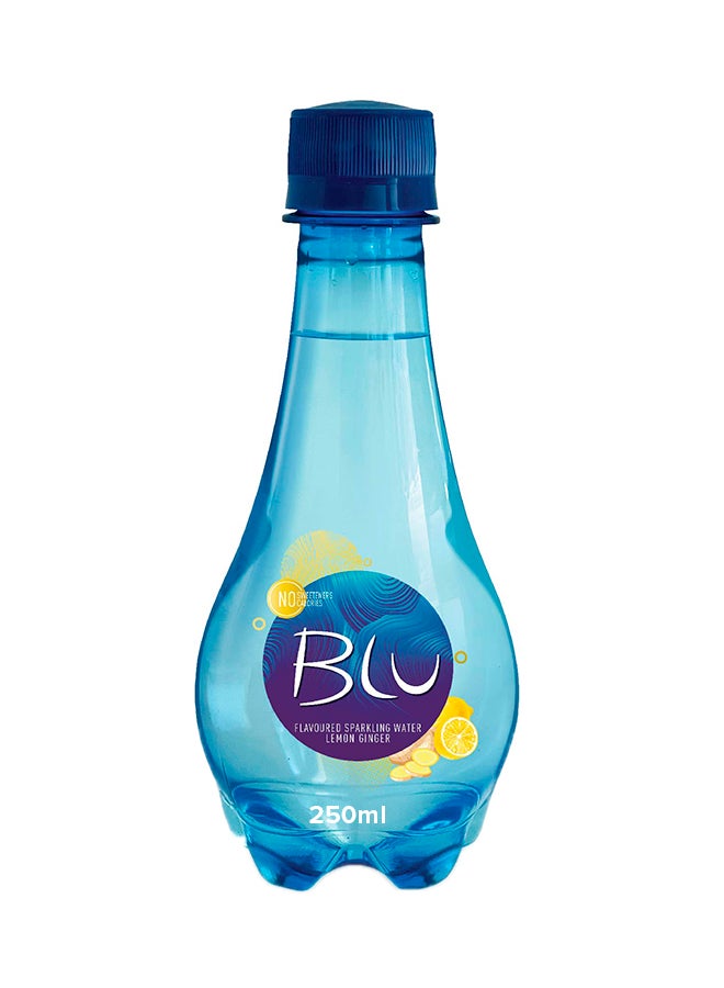 Blu Flavoured Sparkling Water Ginger Lemon 250ml - Image 1