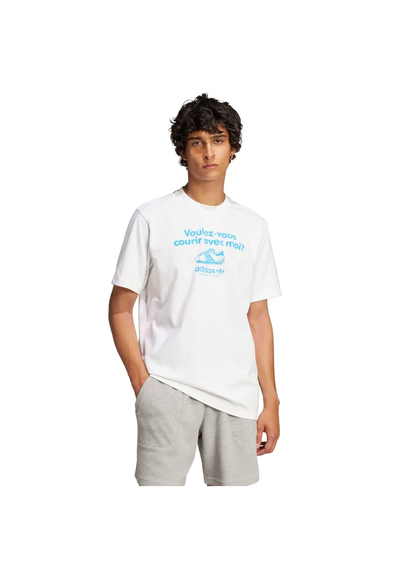 اديداس adidas GRFX HDY White Originals Men SWEATSHIRTS