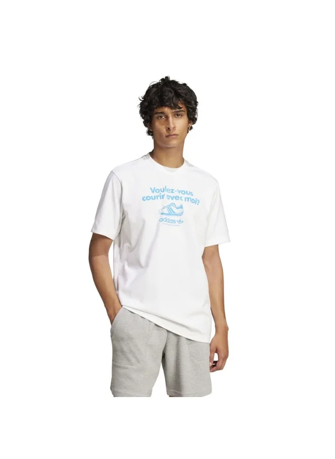 اديداس adidas GRFX HDY White Originals Men SWEATSHIRTS