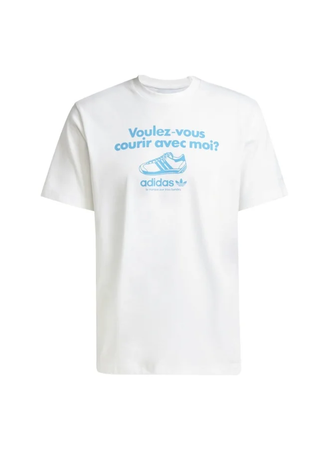 اديداس adidas GRFX HDY White Originals Men SWEATSHIRTS