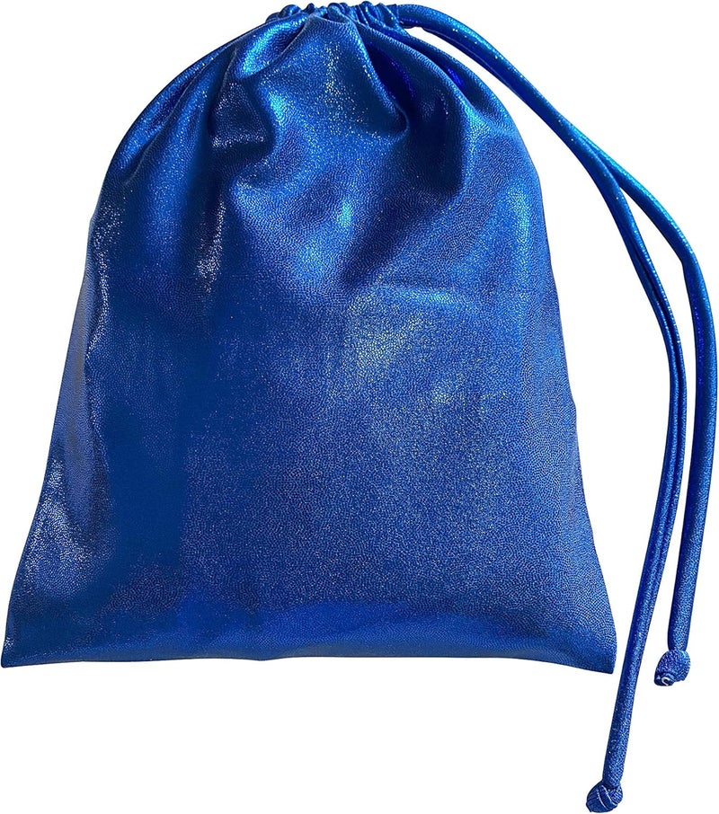 LILFOX 8"x10" Drawstring Gymnastics SMALL GRIP BAG 26x20cm - Lightweight Bag for Personal Equipment - Shiny Foil Rhinestones - Image 5