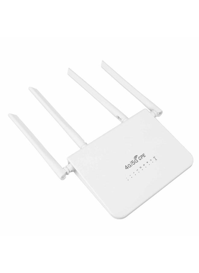 جهاز توجيه واي فاي خارجي 4G LTE بفتحة بطاقة SIM بسرعة 300 ميجابت في الثانية مودم 4G LTE مفتوح مع 4 هوائيات 5dBi لأمريكا