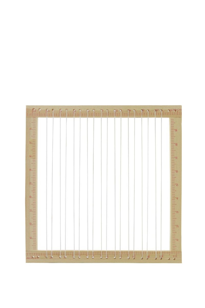 روكو لوازم الخياطة إطار مربع نول (30 × 30 سم) مع فتحة خيط - Image 3