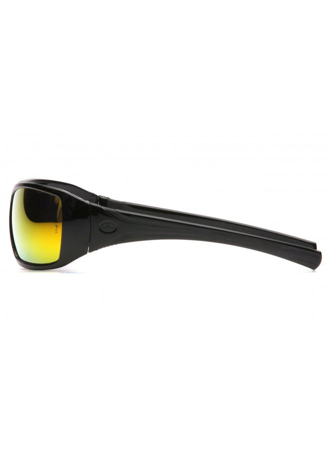 Pyramex Safety Pyramex Safety-SB5645D Goliath Safety Eyewear, Black Frame, Ice Orange Lens  - Image 3